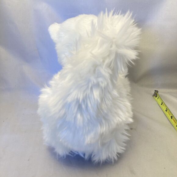 2016 Aurora Miyoni Tots White Persian Kitten Kitty  Cat Plush 7" Stuffed Animal - Picture 4 of 5